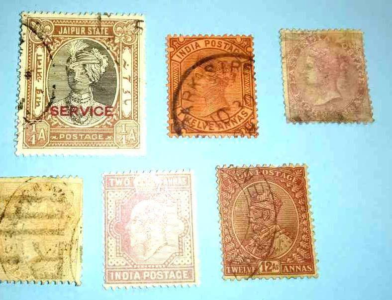 Old India Stamps Collection