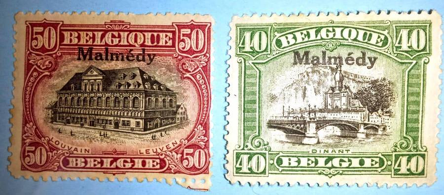 Malmedy stamps 1920 Scott Value $160*