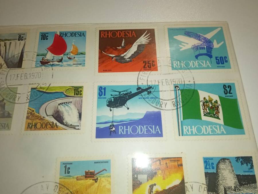 Rhodesia First day cover 1970 2nd definitive issue
