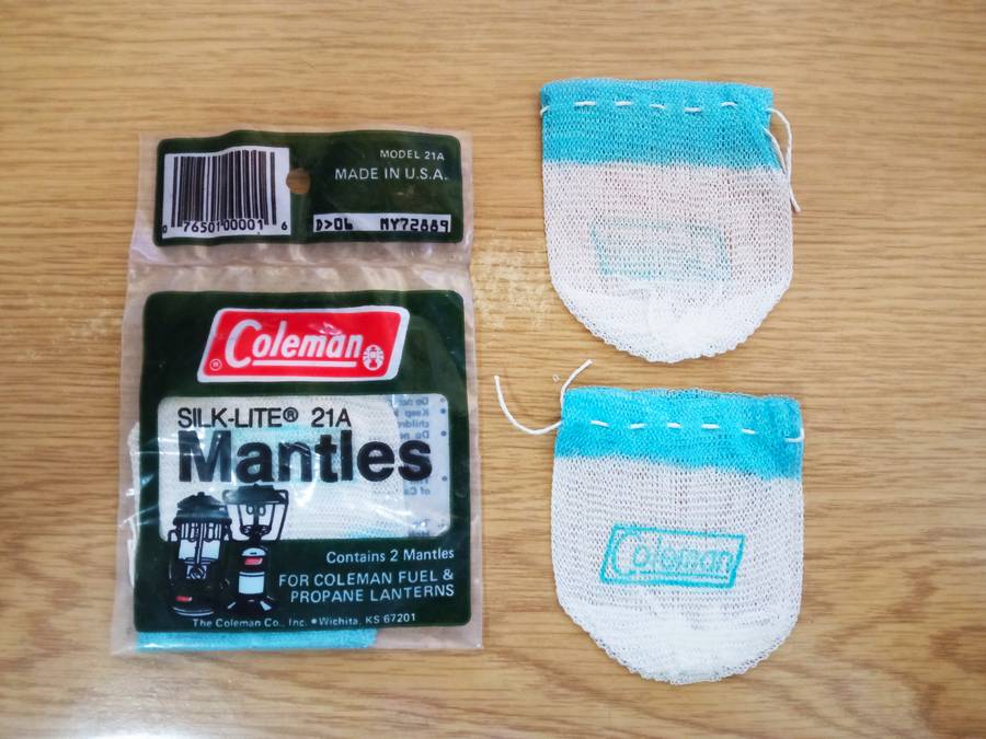 Coleman Silk-Lite 21A Mantles Vintage Thoriated