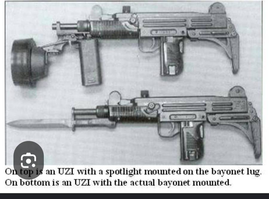 SADF UZZI Bayonet and Sheath, excellent condition