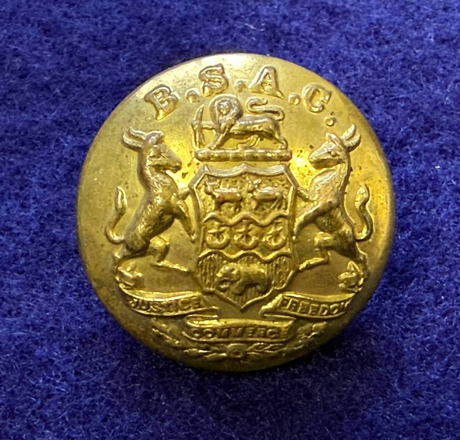 Rhodesian Buttons - B.S.A.C Button (Excellent Condition)