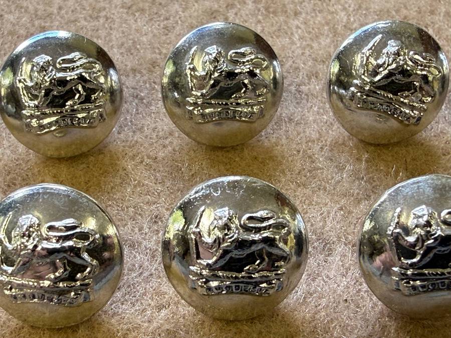 Rhodesian Buttons - General Army (10 Buttons)