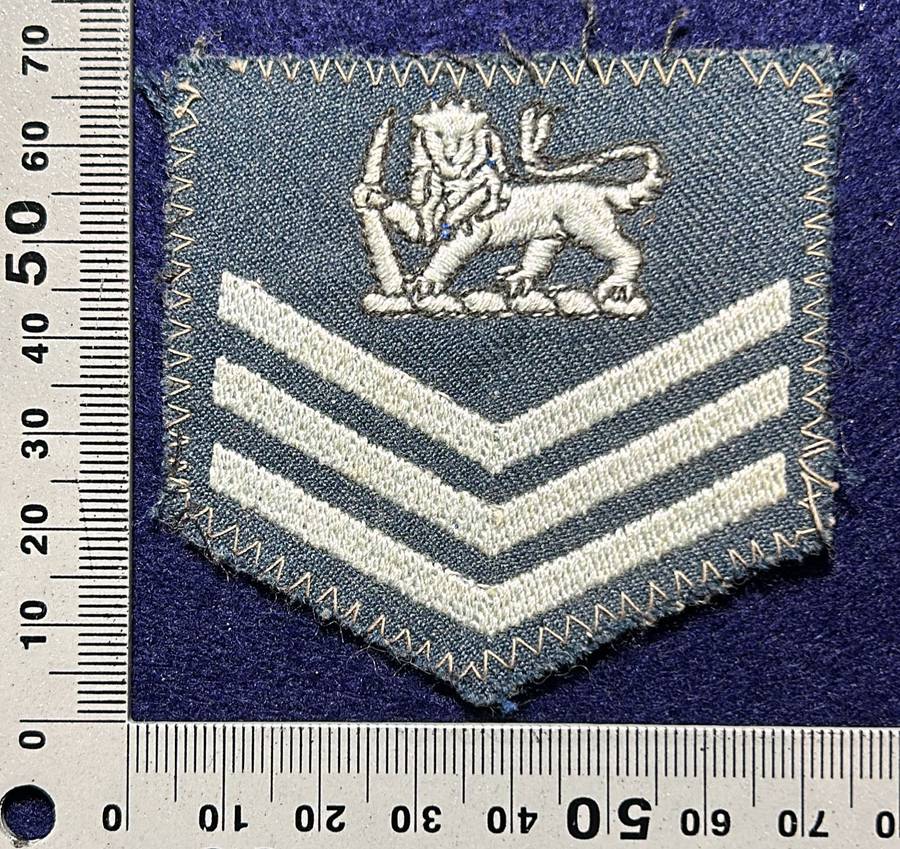 Rhodesian Air Force - FLT SGT RANK BLUES