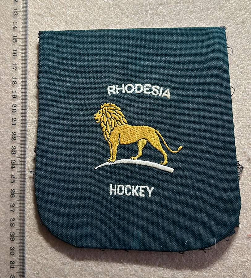 RHODESIA COLOURS - RHODESIA HOCKEY BULLION