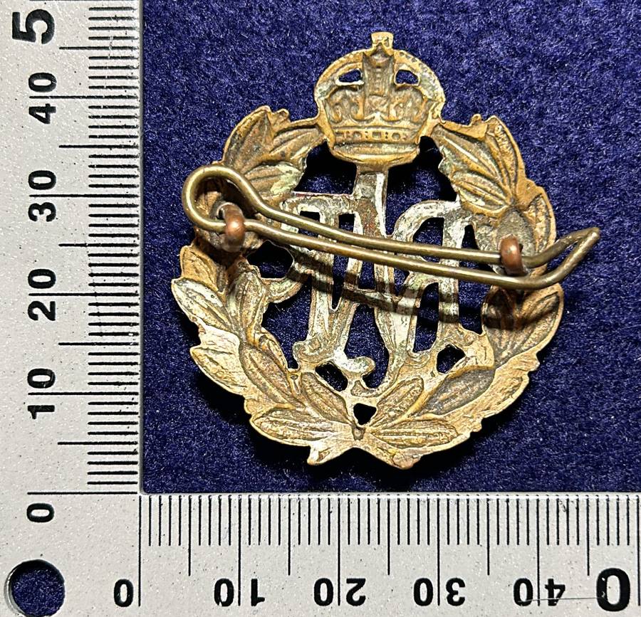 Rhodesian Air Force - Southern Rhodesian KC SRAF BRASS CAP BADGE