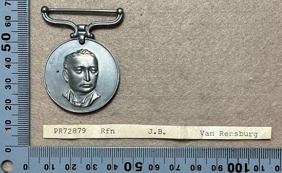 Rhodesian Air Force - GSM PR 72879 RFN J.B.VAN RENSBERG VOLUNTEER RESERVE and INDEPENDENCE MEDAL No