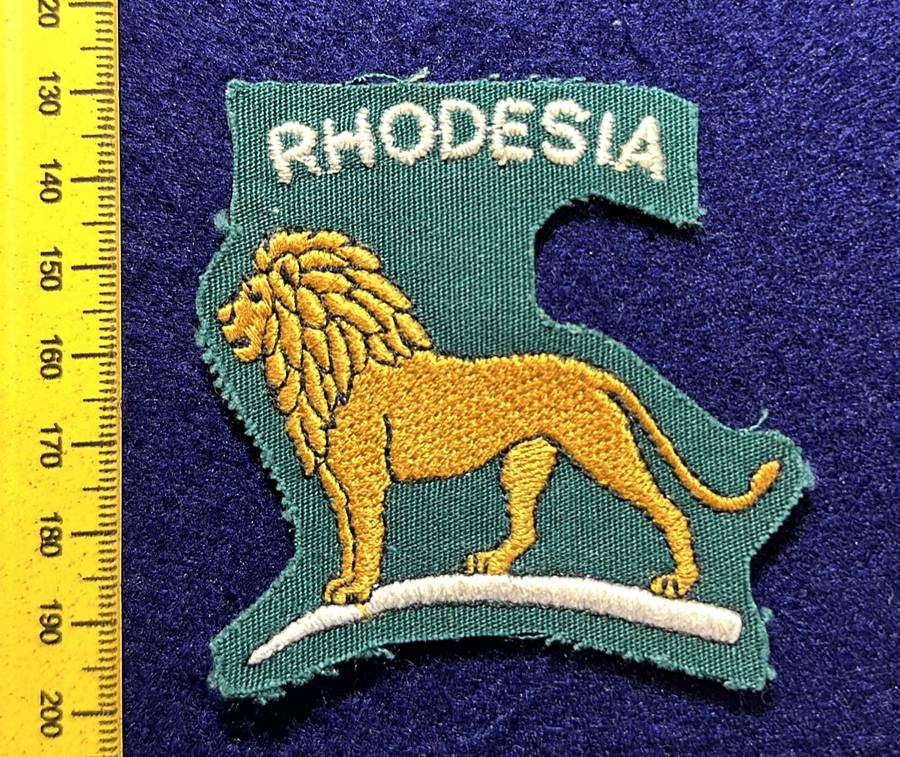 RHODESIA COLOURS - BADGES COTTON