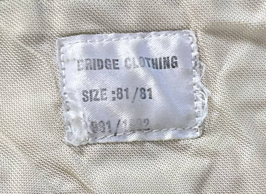SAP CAMO TROUSERS - 1992 - by BRIDGE CLOTHING - 81/81