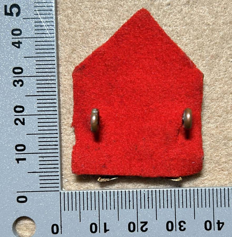 RHODESIA REGIMENT - RRR KC WITH RED BACKING