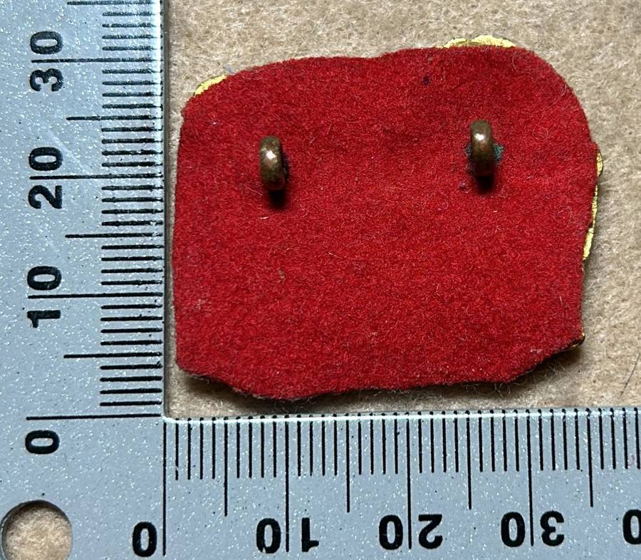 RHODESIA STAFF/ GENERAL SC - BRASS GILT BADGE - 1940-50