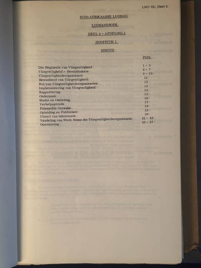 South African Airforce Air Manual - Flight Safety