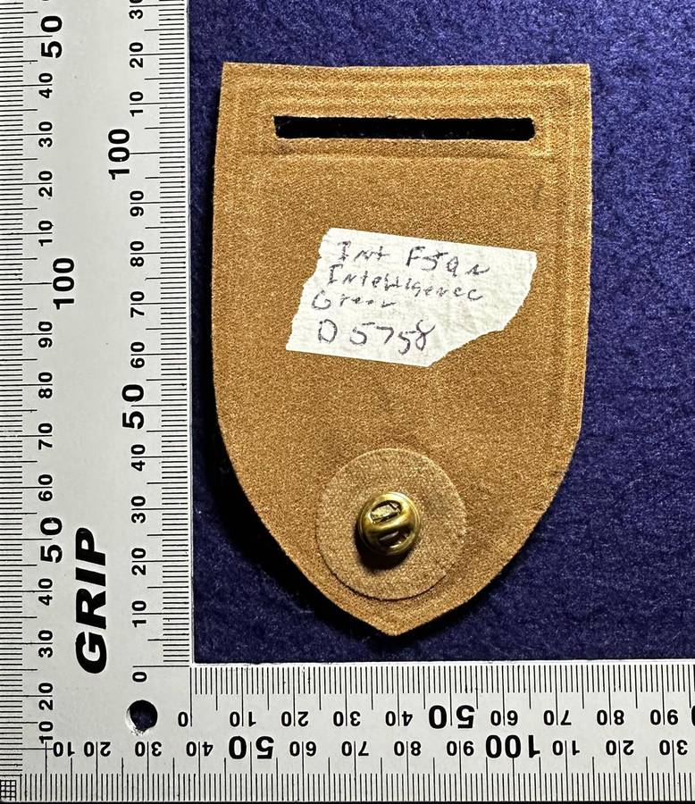 SADF Military Intelligence F Squadron Tupper Flash
