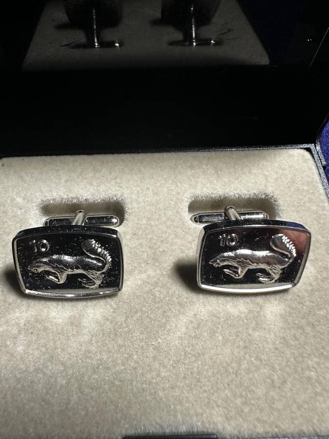 Bophuthatswana National Intelligence Organisation 10 Year Anniversary Cufflinks set - Boxed