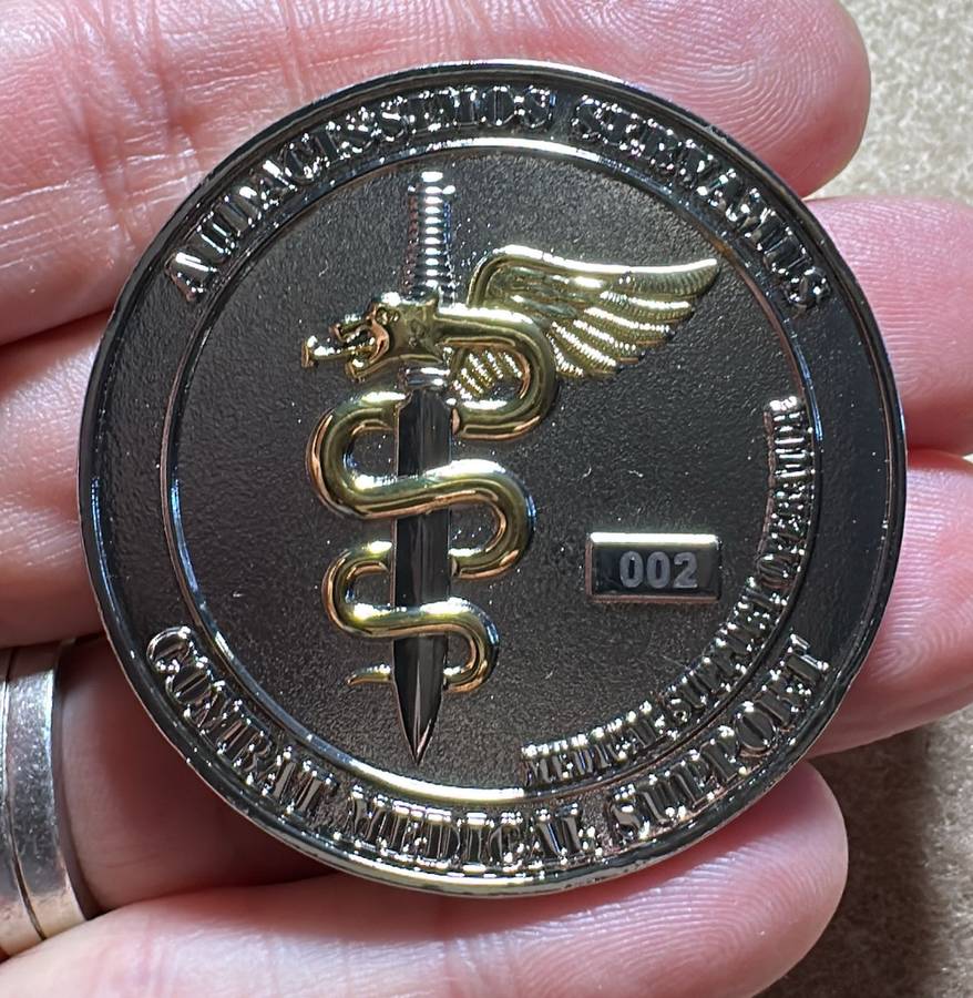 SA ARMY - 7 Medical Battalion - Cycle Qualified OPS Medic Medallion - No 002