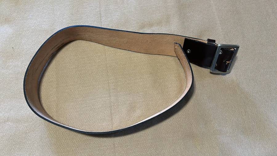 SWATF Infantry Leather Belt with Chrome Buckle