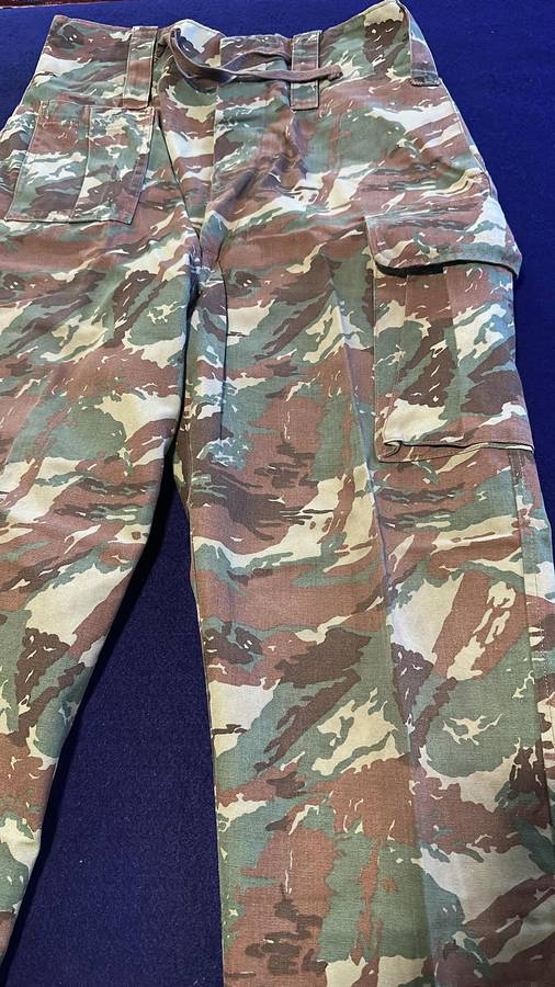 32 Battalion Camouflage Long Trousers - Size 8176