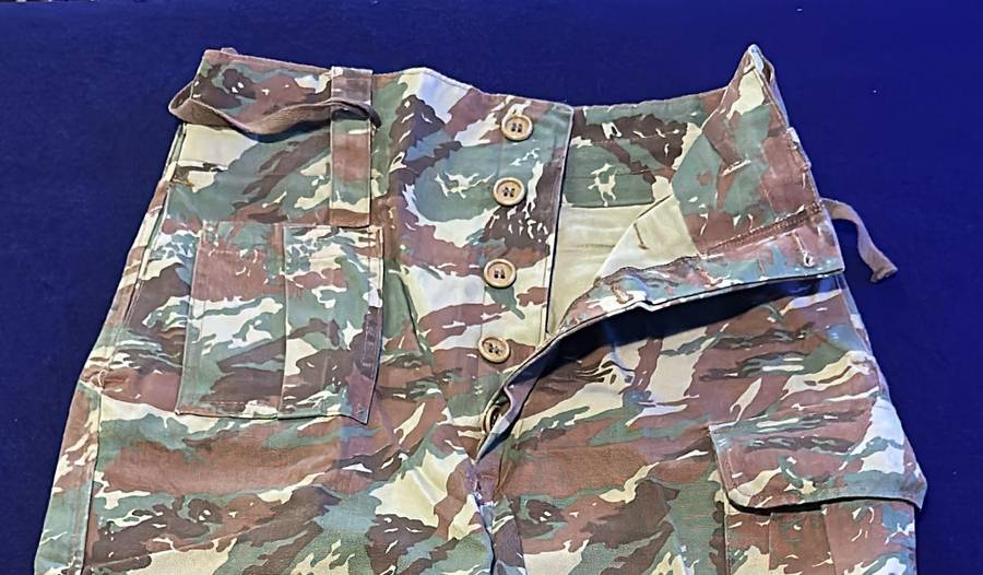 32 Battalion Camouflage Long Trousers - Size 8176