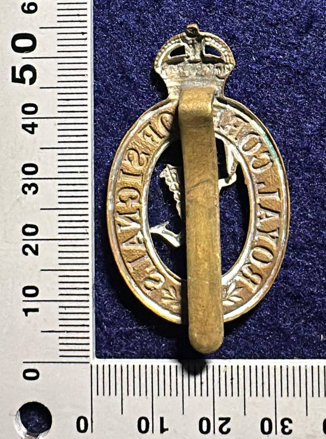 Rhodesia - Royal Corps of Signals - Cap Badge - KC