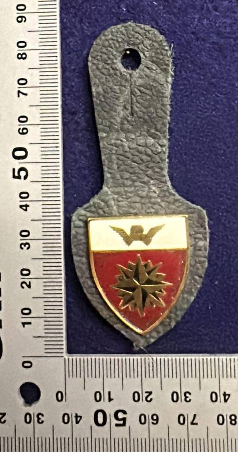 SA ARMY -5 Special Force Regiment Fob on Elephant Leather Backing