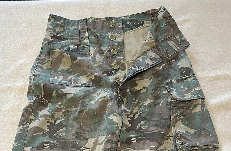SADF - 32 Battalion Camo Long Trousers - Size 7679 (Excellent Condition)