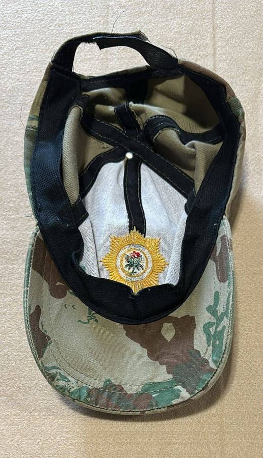 SAP Camo Cap with Embroidered Badge (Size 56cm)