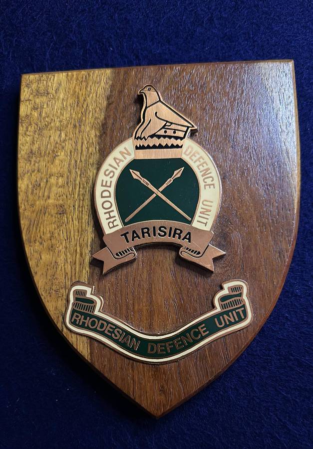 Rhodesian Plaque - Rhodesia Defence Unit - TARISIRA