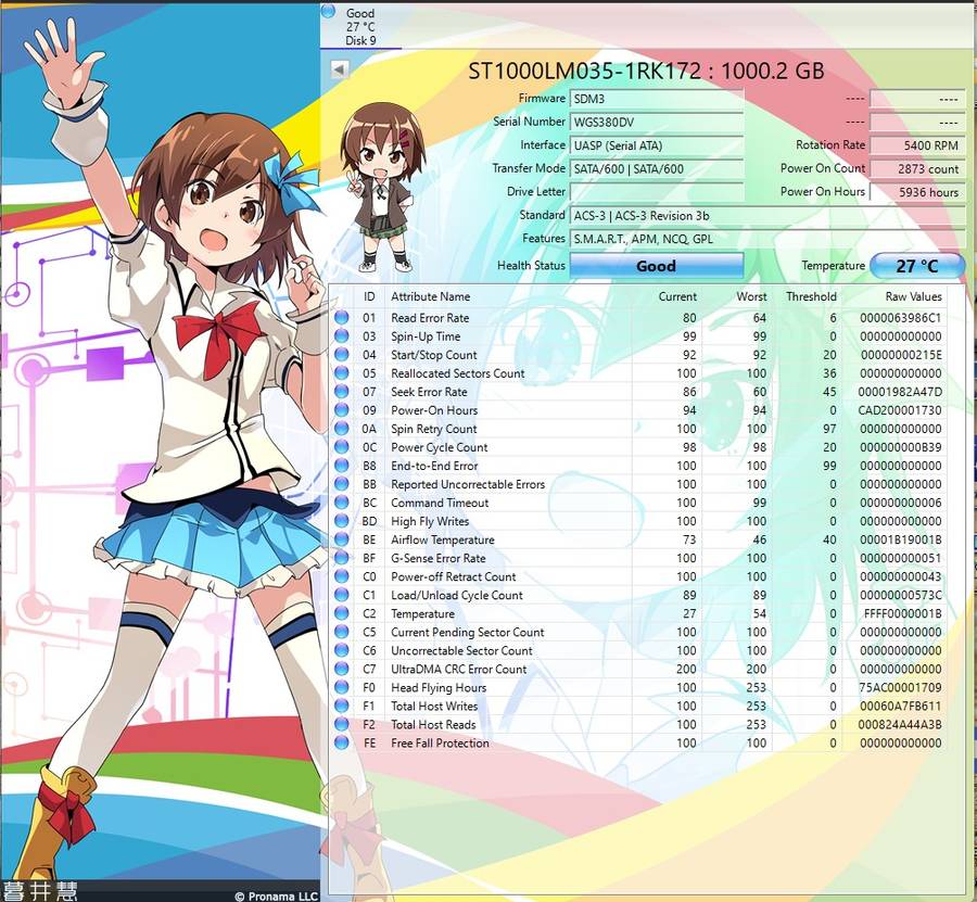 2.5` HDD Seagate 1000Gb [Good]