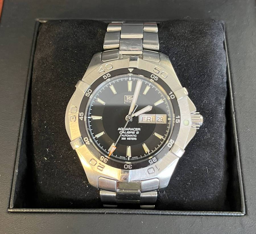Luxury Tag Heuer Aquaracer Calibre 5 Auto 43mm Day/Date