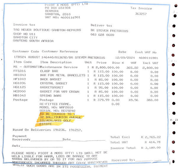 Luxury Tag Heuer Aquaracer Calibre 5 Auto 43mm Day/Date