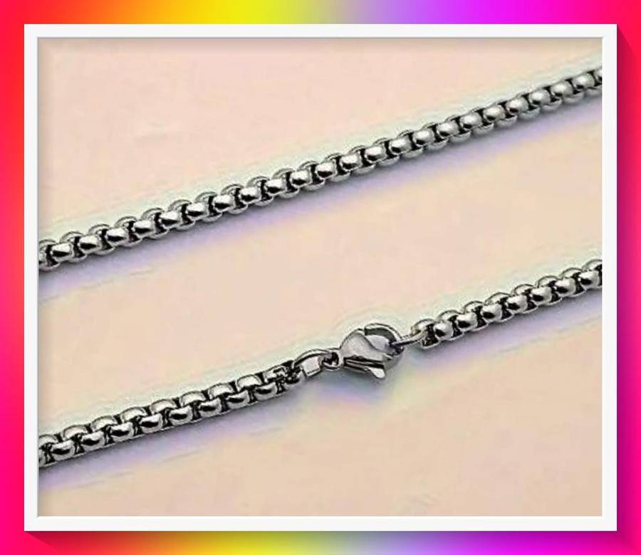 Stylish Stainless Steel Chain Necklace 60cm