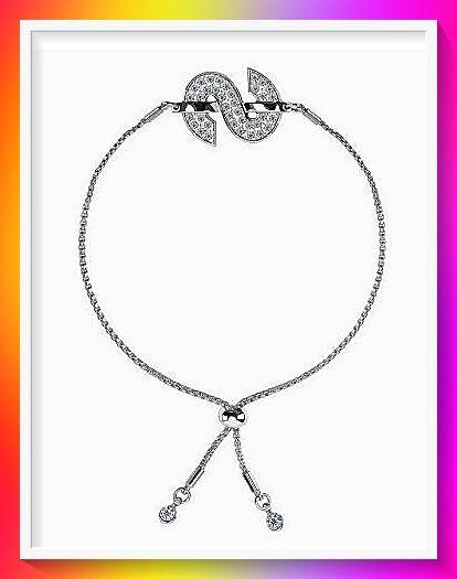 Exquisite Adjustable Dollar Sign Rhinestone Bracelet