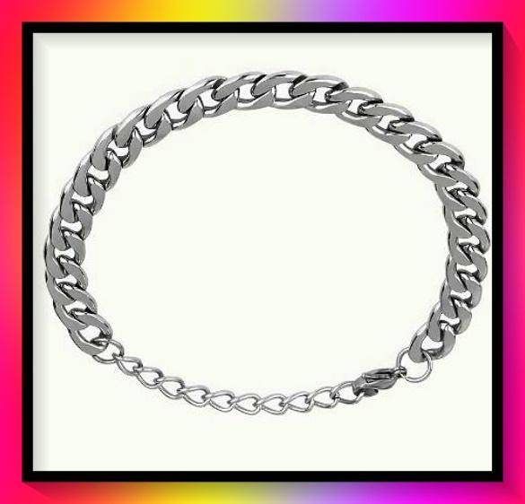 Lovely Minimalist Stainless Steel Chain Bracelet 2mm
