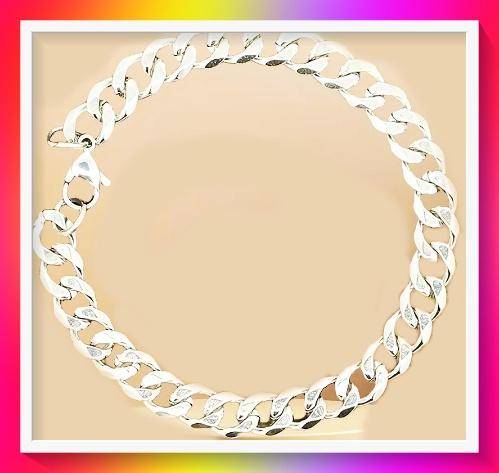 Elegant Stainless Steel Cuban Link Chain Bracelet