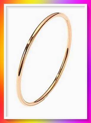 Lovely Rose Golden Color Unisex Ring S9