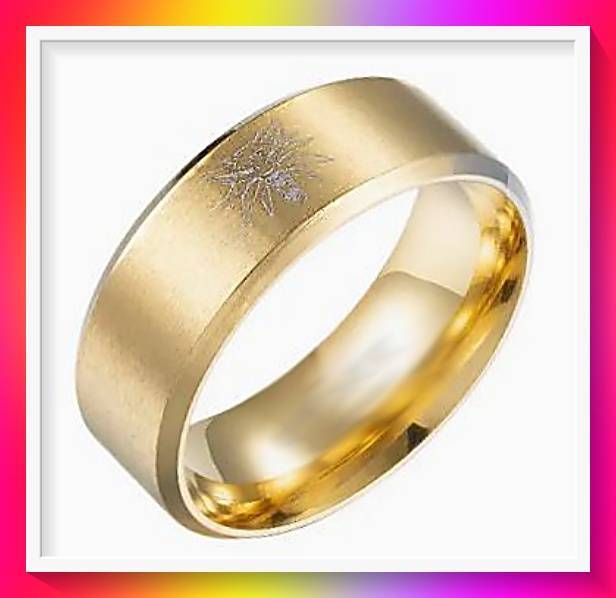 Lovely Witcher Inspired Stainless Steel Ring S10