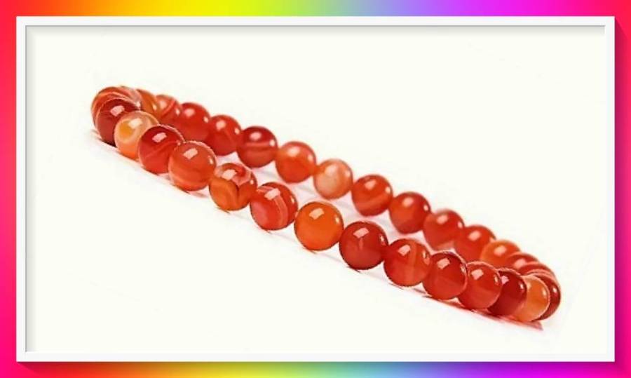 Lovely 6mm Natural Gemstone Beaded Bracelet