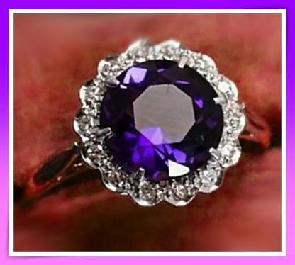 Luxurious And Stylish Purple Ring S8