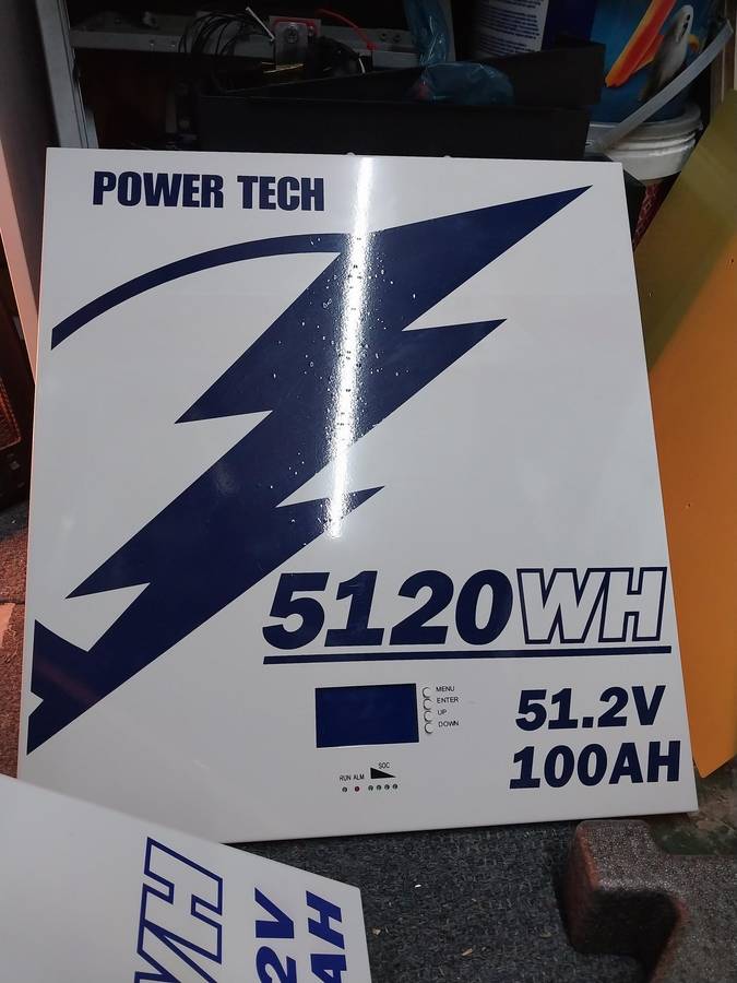 Refurbished 51V 100AH lifepo4 lithium battery with over 70% capacity
