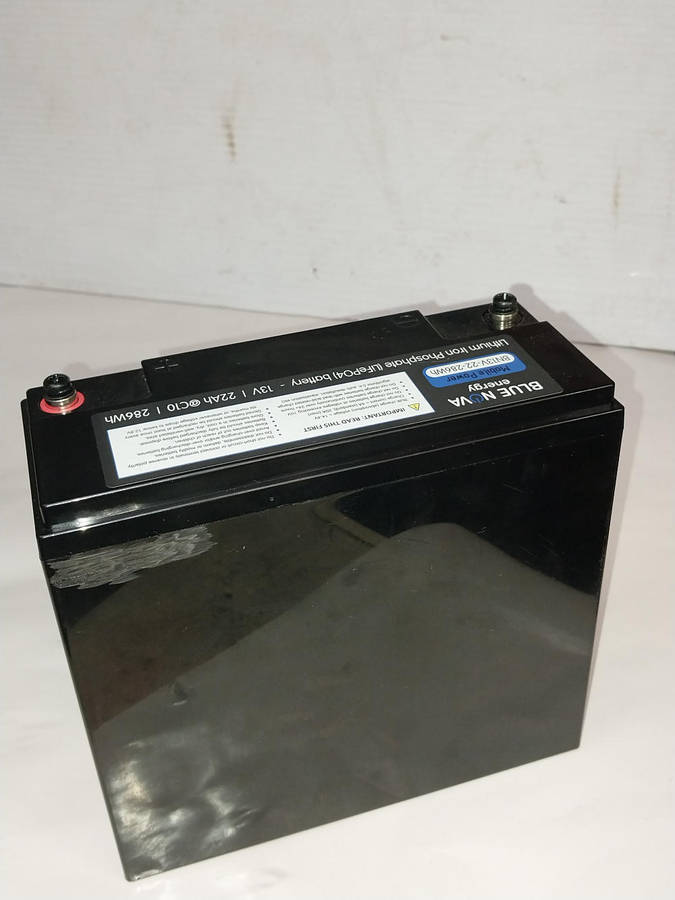 Unboxed unused 22AH 12.8V lifepo4 battery