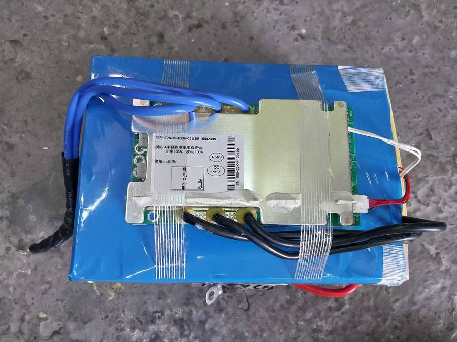 Second hand 60AH 12.8V lifepo4 battery with 100A Bms