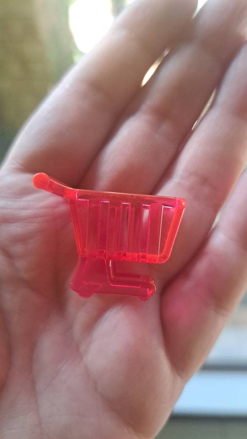 Checkers Mini Shop Pink Discovery Trolley and collectors card