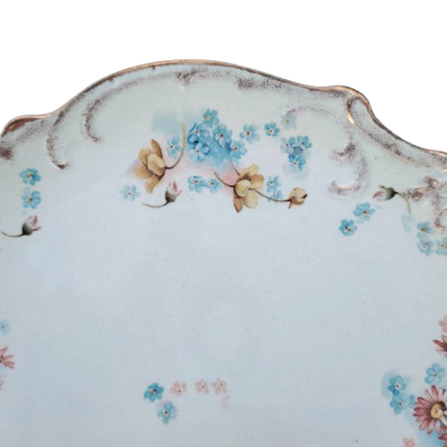 Vintage CTM Bone China Plate Raised Design