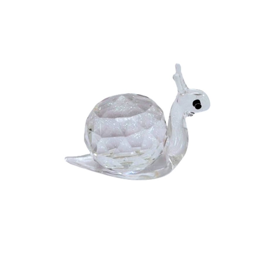 Byzantium Crystal Collection Stunning Cut Glass Large Snail