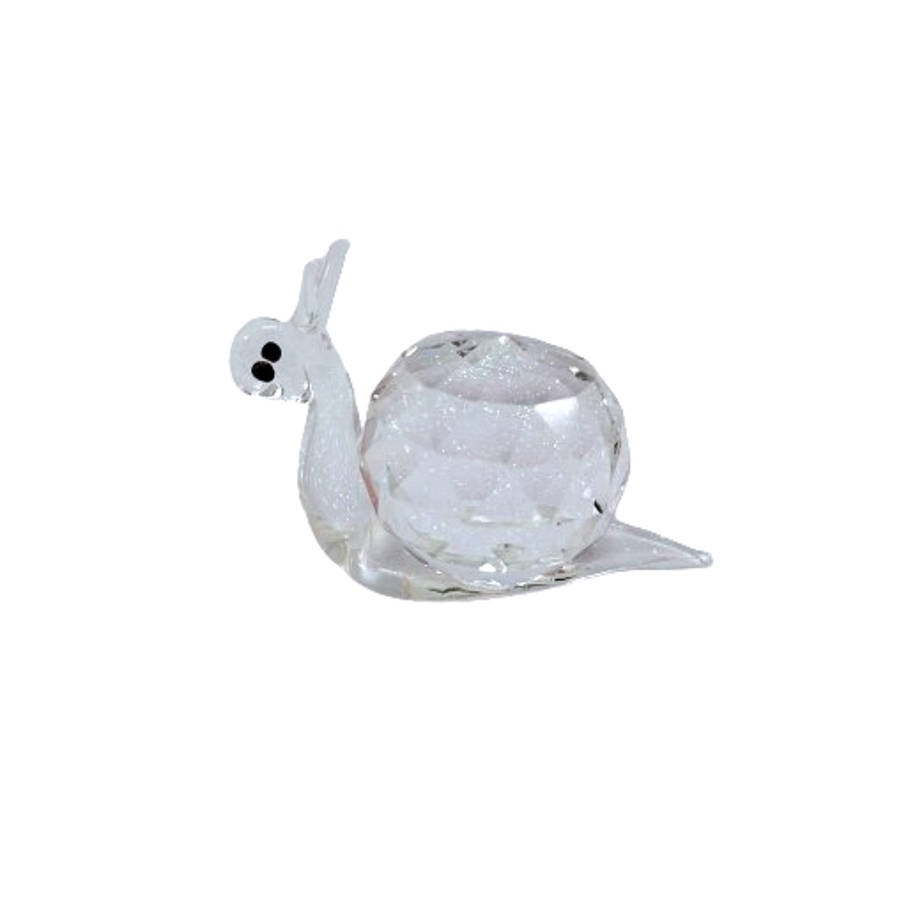 Byzantium Crystal Collection Stunning Cut Glass Large Snail