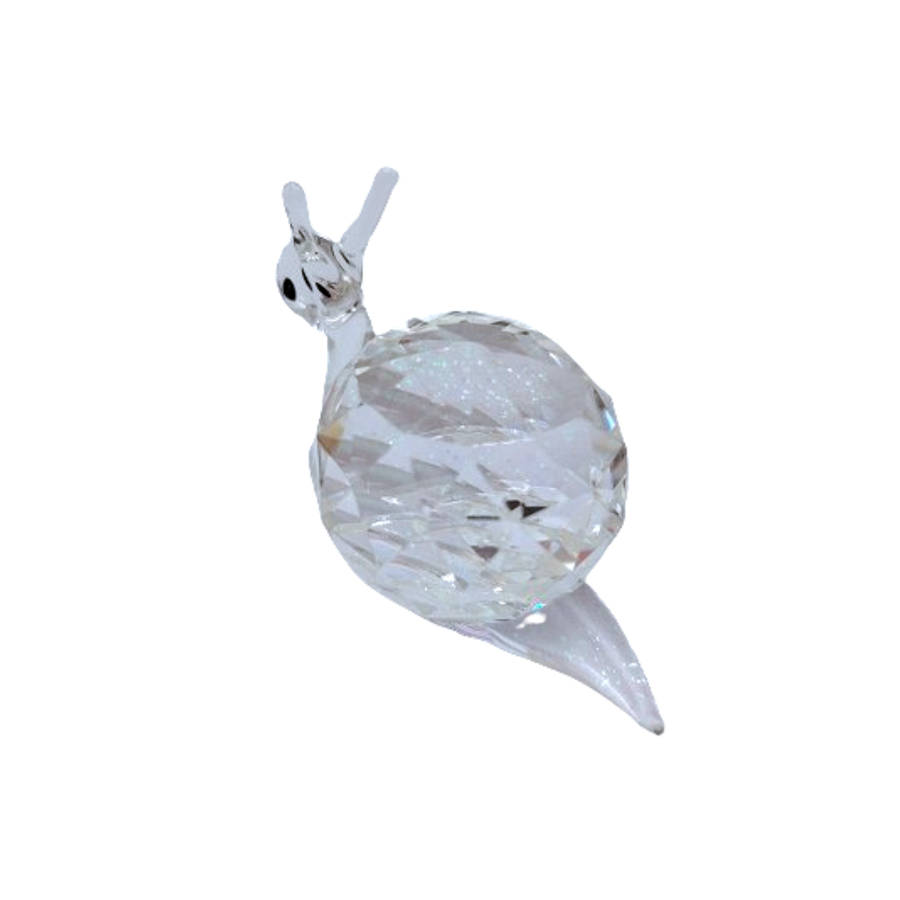 Byzantium Crystal Collection Stunning Cut Glass Large Snail