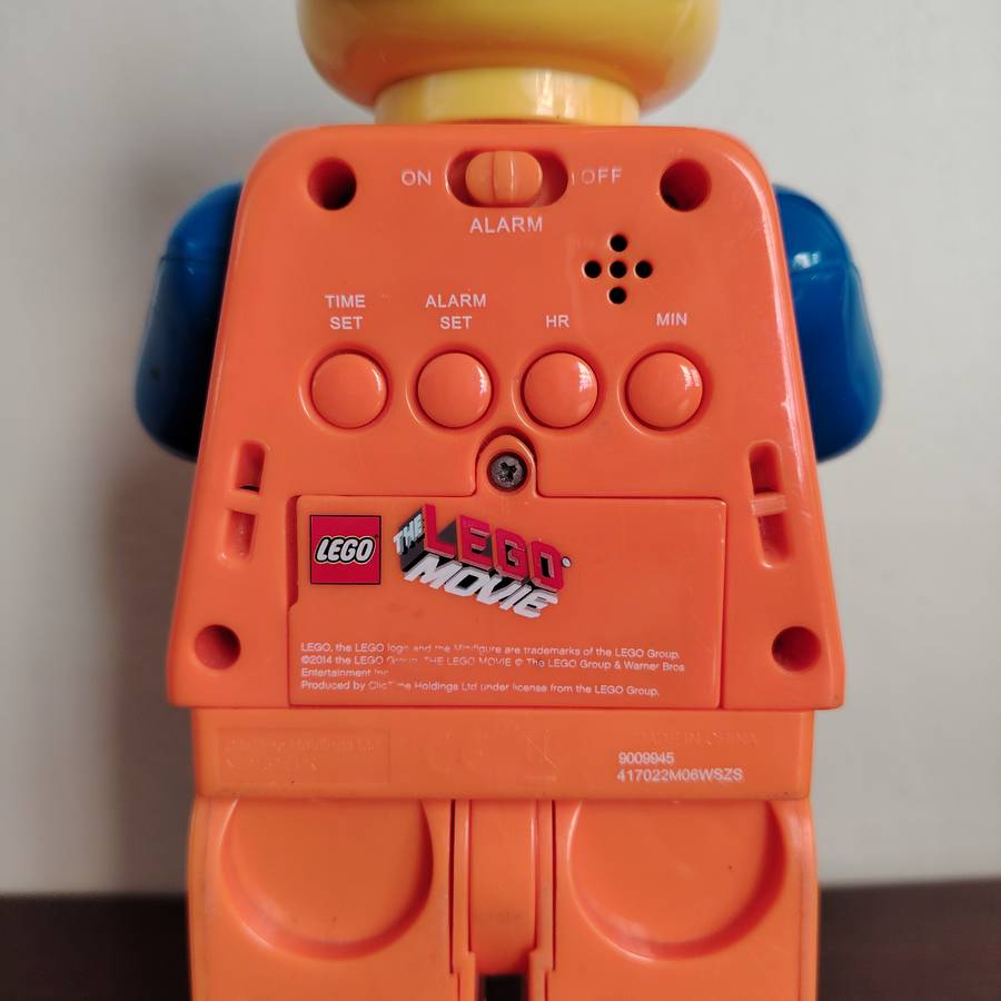 LEGO® Movie Emmet Minifigure Alarm Clock