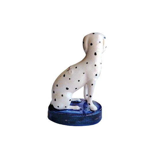 Staffordshire Style Sitting Dalmatian Dog