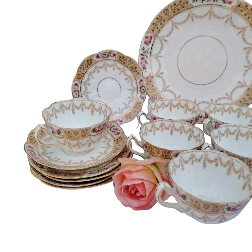 Antique Fine Bone China Tea Set England