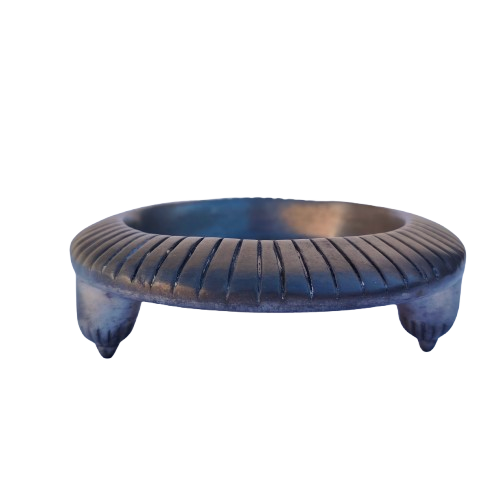 Vintage Carrol Boyes  3 - Footed Pewter Large Candle Holder